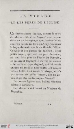 La Vierge et les pères de l'église