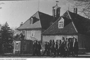 Moritzburg, Boxdorf. Sozialkasse-Heim Boxdorf, November 1953
