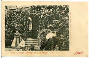 San Diego. Rose Covered Cottage at San Diego, Cal.