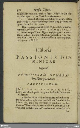 [Pars II.] Passio Christi