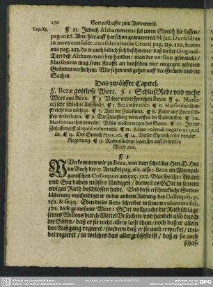 Das zwölffte Capitel
