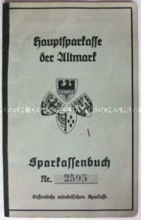 Sparbuch der Hauptsparkasse der Altmark