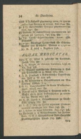 Aquae Medicatae