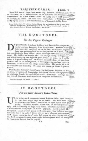 IX. Hooftdeel. Van den Cancer Lunaris: Cattam Bulan