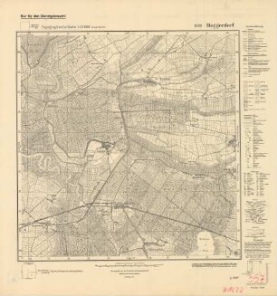 1622 (alte Nr.: 357) Meggerdorf, Topographische Karte 1:25000 (4cm - Karte)