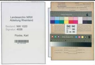 Entnazifizierung Karl Flocke , geb. 27.05.1912 (Betriebsleiter)