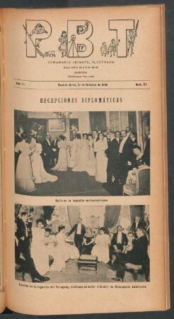 Recepciones diplomáticas - [Fotografías]