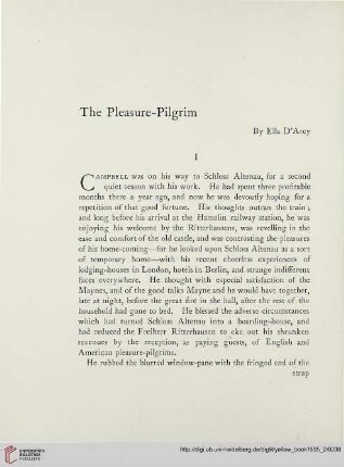 5: The pleasure-pilgrim