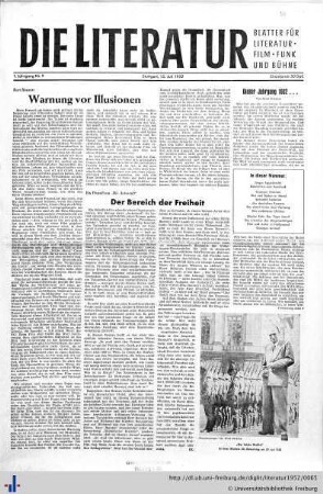 Nr. 9, 15. Juli 1952