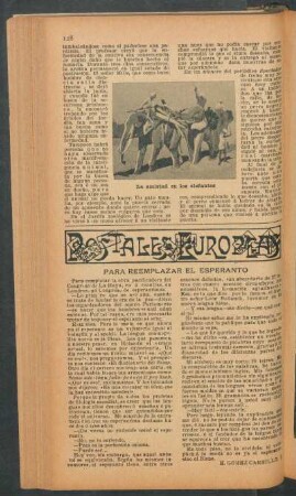 Para reemplezar el esperanto : Postales europeas