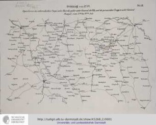 Feldzug von 1759. Operationen des österreichischen Corps unter Harsch, später unter General de Ville, und der preussischen Truppen, unter General Fouqué, vom 17ten bis 29ten Juli. o.O.u.J. [ca.1820/50]