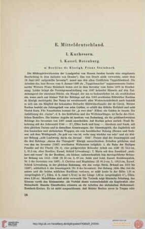 I: Kurhessen