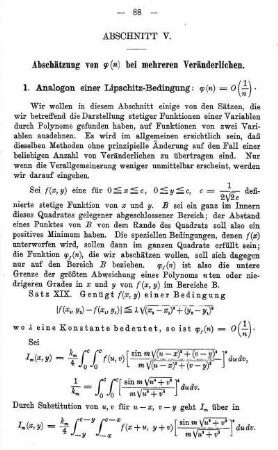 1. Analogon einer Lipschitz-Bedingung: ...(n) = 0 (1/n).