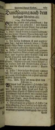 Dancksagung nach dem heiligen Abendmahl.