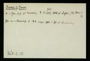 Becker, Jo. Jacob