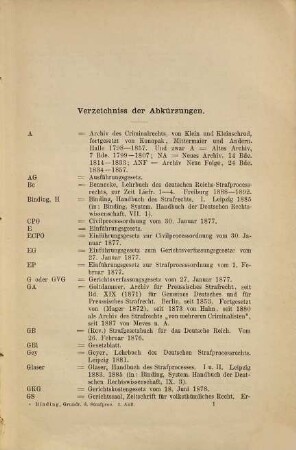 Grundriss des Gemeinen Deutschen Strafprocessrechts