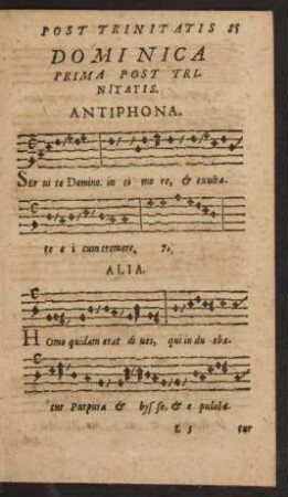 Dominica Prima Post Trinitatis. - Dominica Ultima Post Trinitatis.