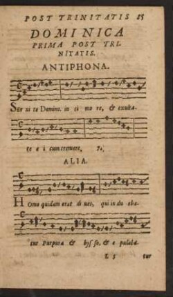 Dominica Prima Post Trinitatis. - Dominica Ultima Post Trinitatis.