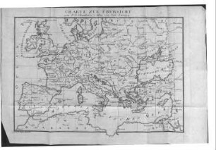 CHARTE ZUR ÜBERSICHT von P. G. Chanlaire's Atlas von Süd-Europa. - [Weimar], [1801]. - 1 Kt. : Kupferstich. ; 29 x 20 cm. - Ohne Kt.-Netz