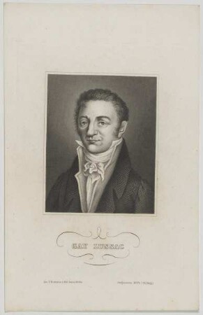 Bildnis des Joseph Louis Gay-Lussac