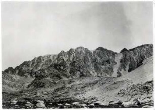 Diluvial vergletschertes Chañi-Massiv von Westen. Jujuy