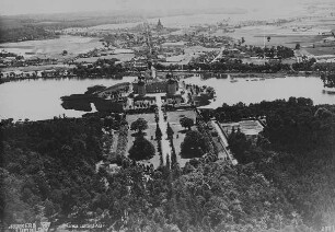 Schloss Moritzburg : Blick vom Schlosspark Richtung Süden