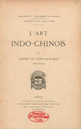 L'art indo-chinois