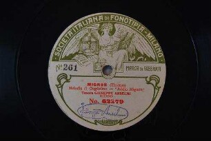 Mignon : Melodia di Guglielmo - "Addio Mignon" / (Thomas)