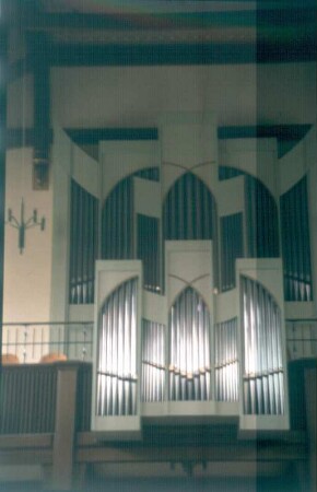 Orgel von E. F. Walcker & Cie. (um 2000). Ladenburg, Stadtkirche