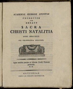 2: Anecdota quaedam ad historiam Concilii Tridentini pertinentia. Nr. II