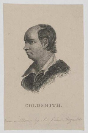 Bildnis des Oliver Goldsmith
