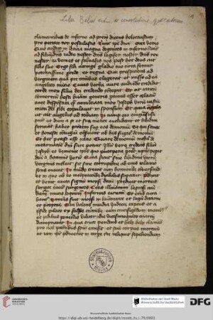 Jacobus de Teramo, Processus Belial