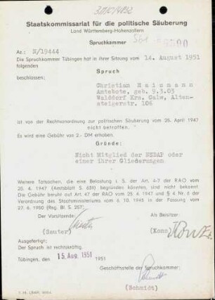 Haizmann, Christian