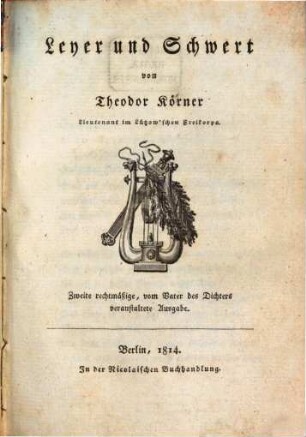 Leyer und Schwert