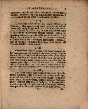 Dissertatio Medica Inavgvralis De Gangraena