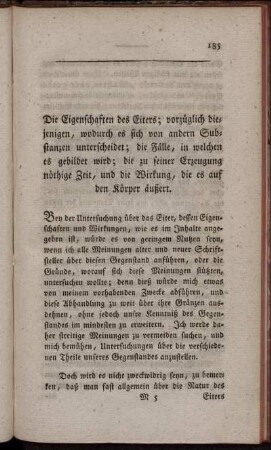 Die Eigenschaften des Eiters;