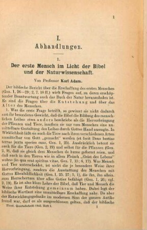 1-20 Der erste Mensch im Licht der Bibel und der Naturwissenschaft