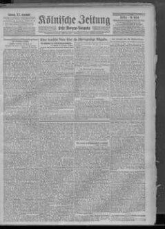 Kölnische Zeitung. 1803-1945