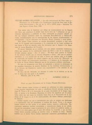 Hacia un gran Diccionario de la lengua hispano-americana por Enrique D. Tovar