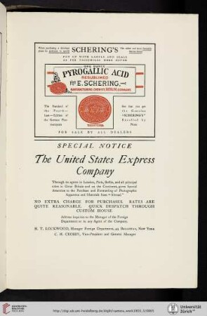 E. Schering [Pyrogallic Acid]