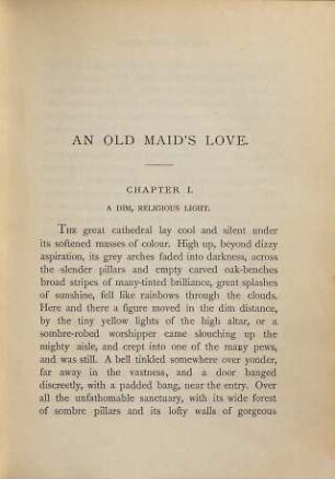 An old maid's love : a Dutch tale told in English, 2