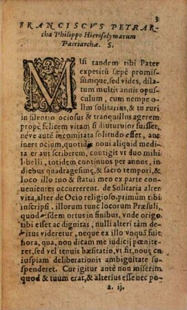 De vita solitaria : Lib. 1.2.