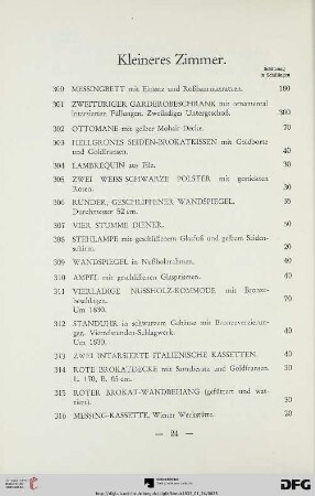 Kleineres Zimmer (Nr. 300-325)