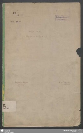 Aufgaben aus der allgemeinen Markscheidekunst - XVII 919 4. : Bergakadem. Lehrjahr 1861-62