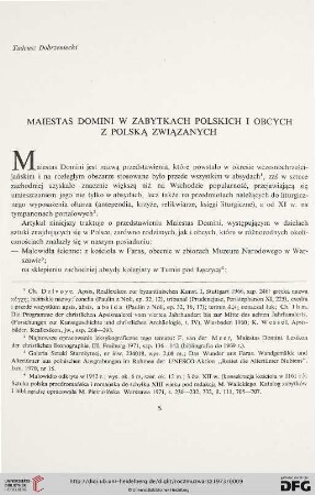 17: Maiestas Domini w zabytkach polskich i obcych z Polską związanych : [1]