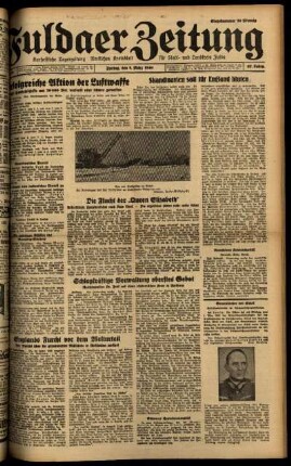 Ausgabe vom Freitag, den 08. März 1940.