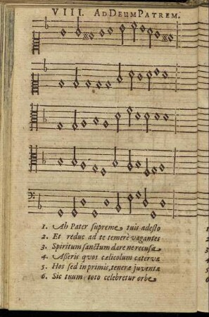 VIII. Ad Deum Patrem.