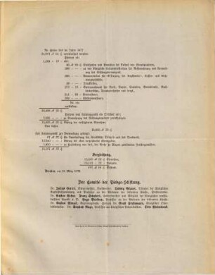 Mitteilung über die Tiedge-Stiftung in Dresden. 1877