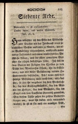 Siebente Rede.