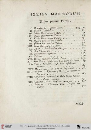 Hujus primae partis